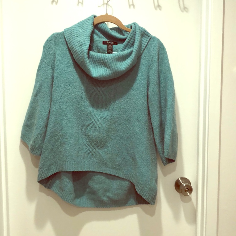 Turquoise sweater